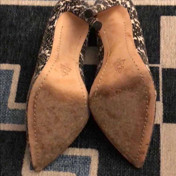 Alice + Olivia Dina Heel Snakeskin black white - Picture 7 of 13